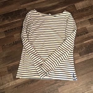 Striped long sleeve tee